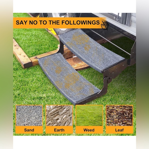 CircleRoad 2023 Upgraded RV Step Covers 22 Inch 3 Pack - Picture 5 of 6